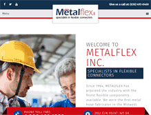 Tablet Screenshot of metalflexinc.com